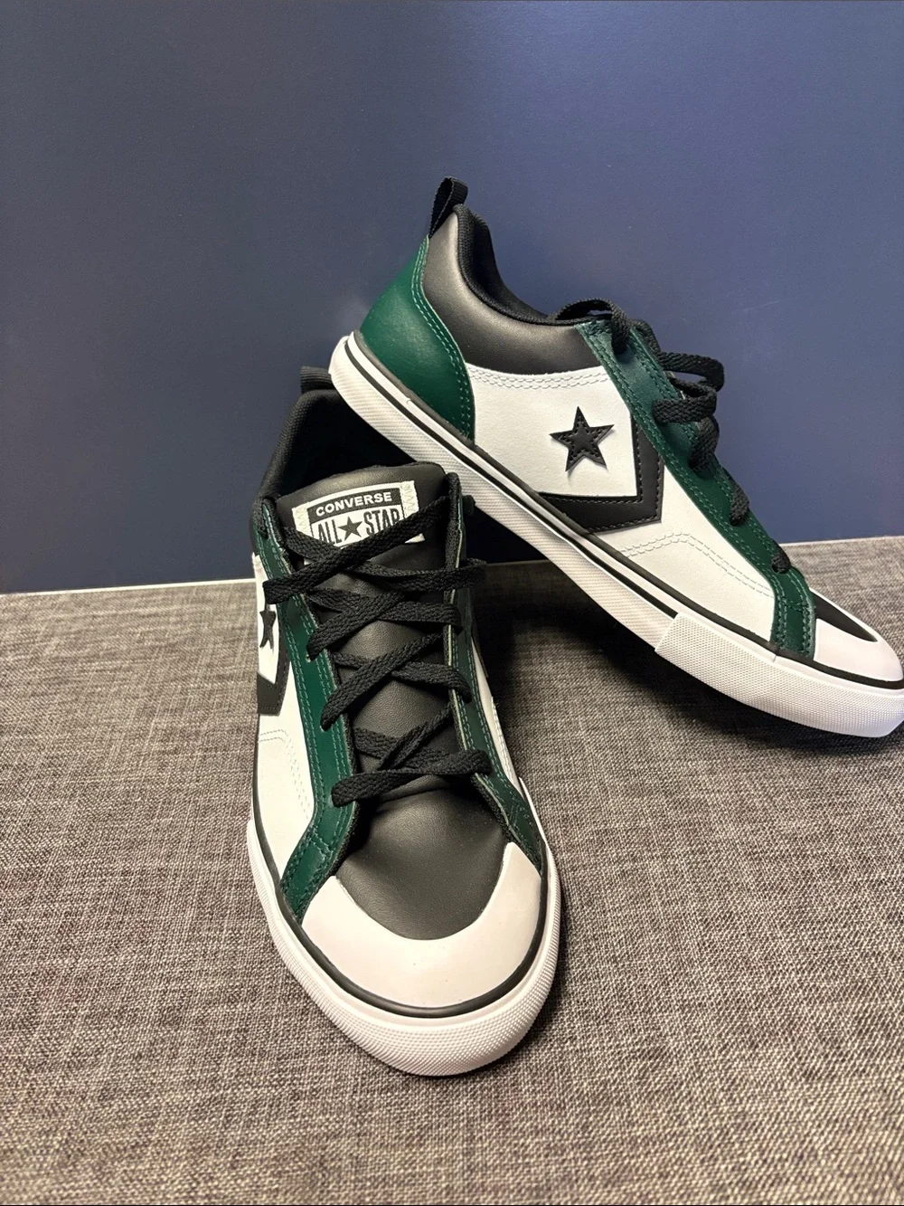 Converse star Men’s Low-Top Sneakers in White, Black & Green pro blaze OX size 7